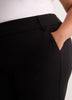 Tall, Black Straight-Leg Savvy Pant