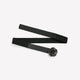 Black Flower Buckle Elastic Belt