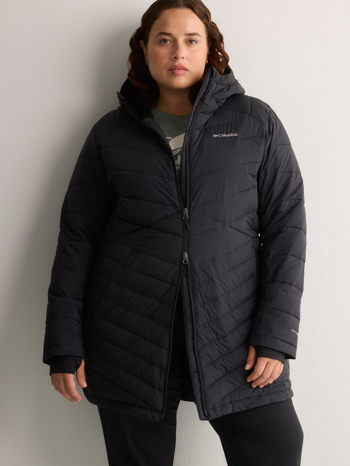 Joy Peak II Hooded Mid-Length Jacket - Columbia