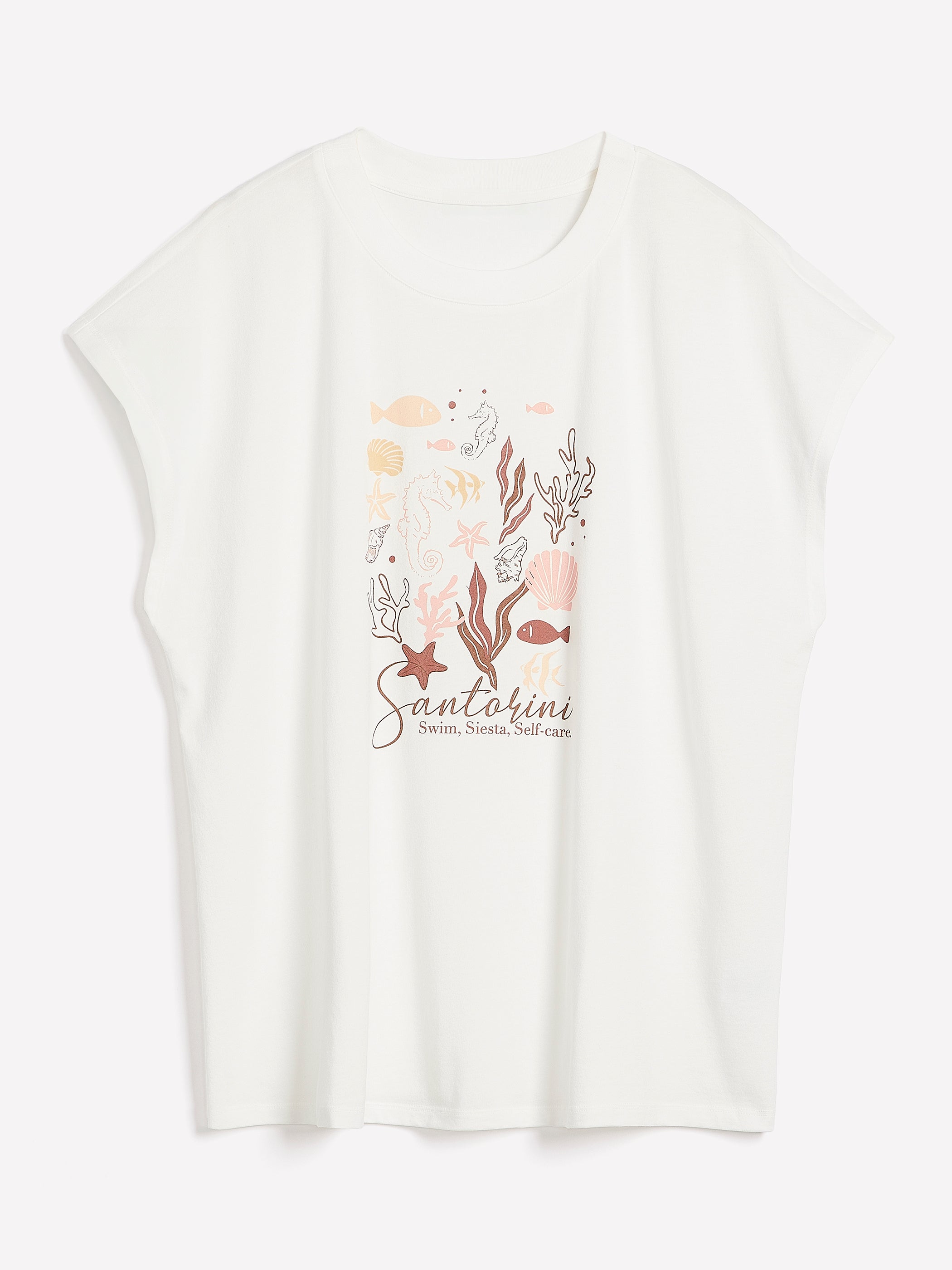 Extended-Sleeve Crewneck Knit Top