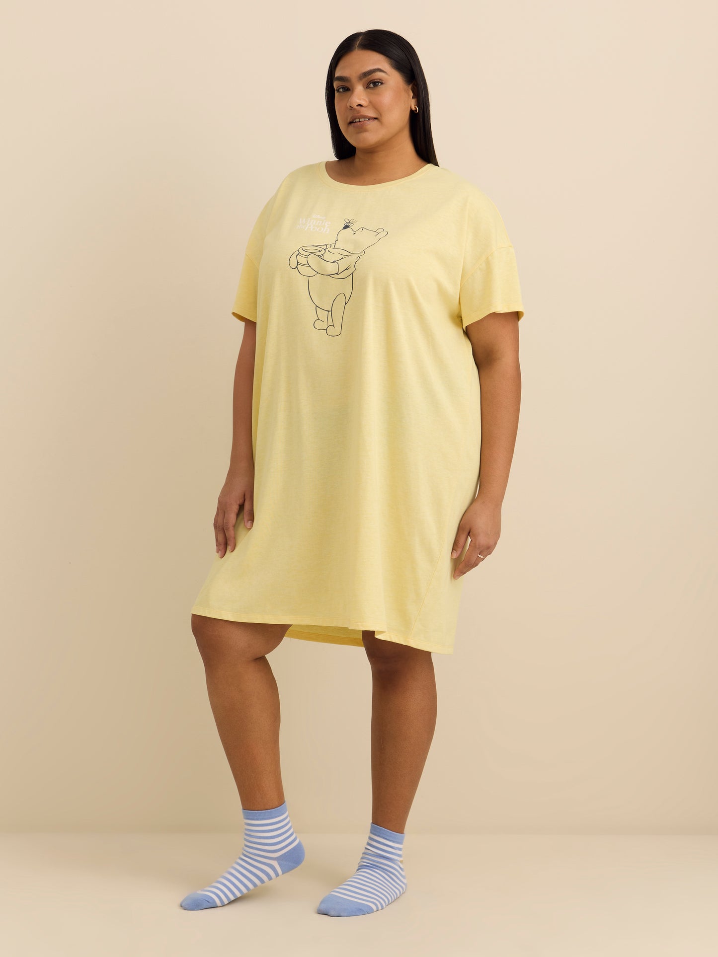 Chemise de nuit Winnie l'Ourson à manches courtes - ti Voglio