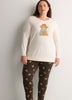 Snow Cow Heather Tunic and Legging Pyjama Set - tiVOGLIO