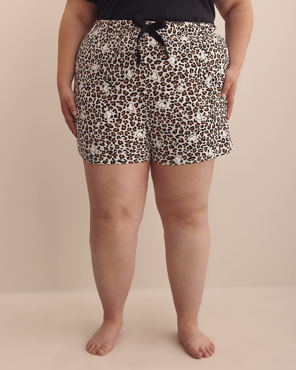 Short boxer de Snoopy à  motif de guépard - ti Voglio