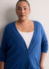 Cotton-Blend Tunic Cardigan