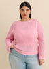 Long Bell Sleeve Sweater with Boat Neck