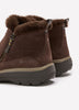 Wide Width, Easy Going Faux-Fur Zip-Up Winter Boot - Skechers