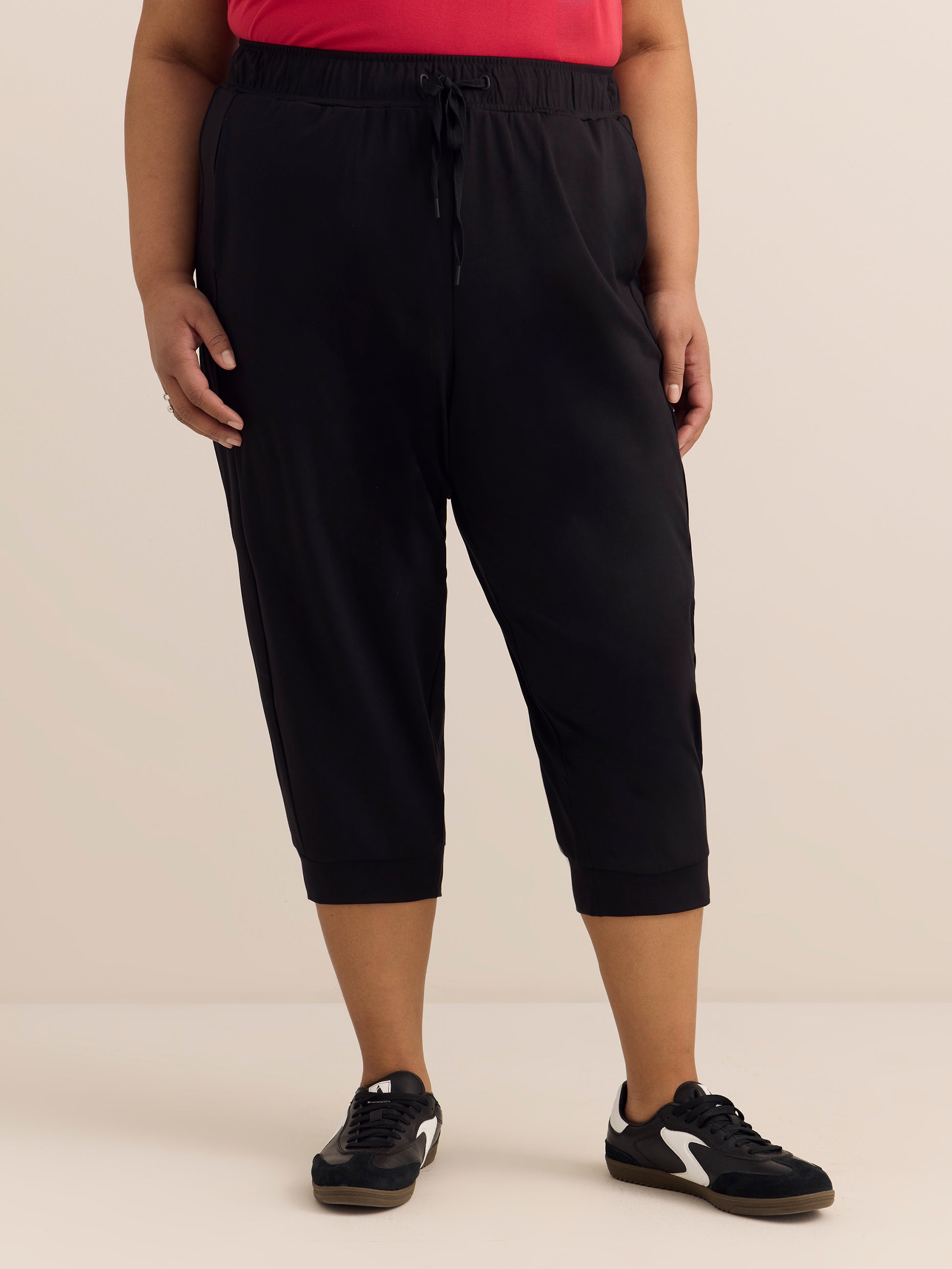 Responsible, Black Capri Jogger Pant - Active Zone