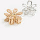 Metallic Flower Hair Claw Clips, Set of 2 - Addition Elle