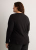 Responsible, Slight Swing Henley Rib Knit Top