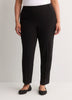Black Slim-Leg Savvy Pull-On Pant
