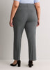 Heather Blue Straight-Leg Savvy Pant