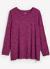 Responsible, Printed Modern-Fit Crew-Neck Long-Sleeve Top