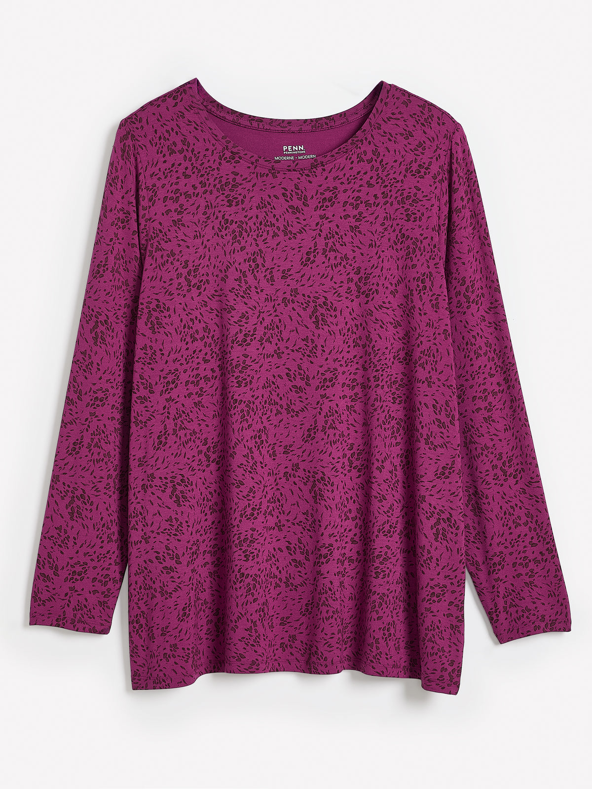 Responsible, Printed Modern-Fit Crew-Neck Long-Sleeve Top