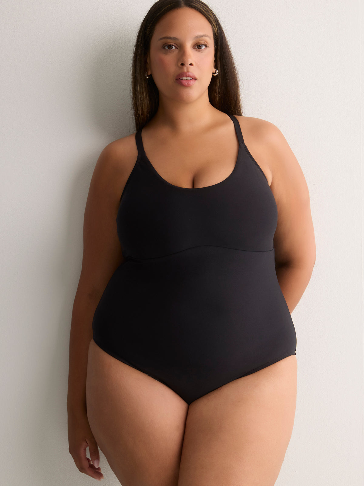 Black One-Piece Swimsuit - Active Zone