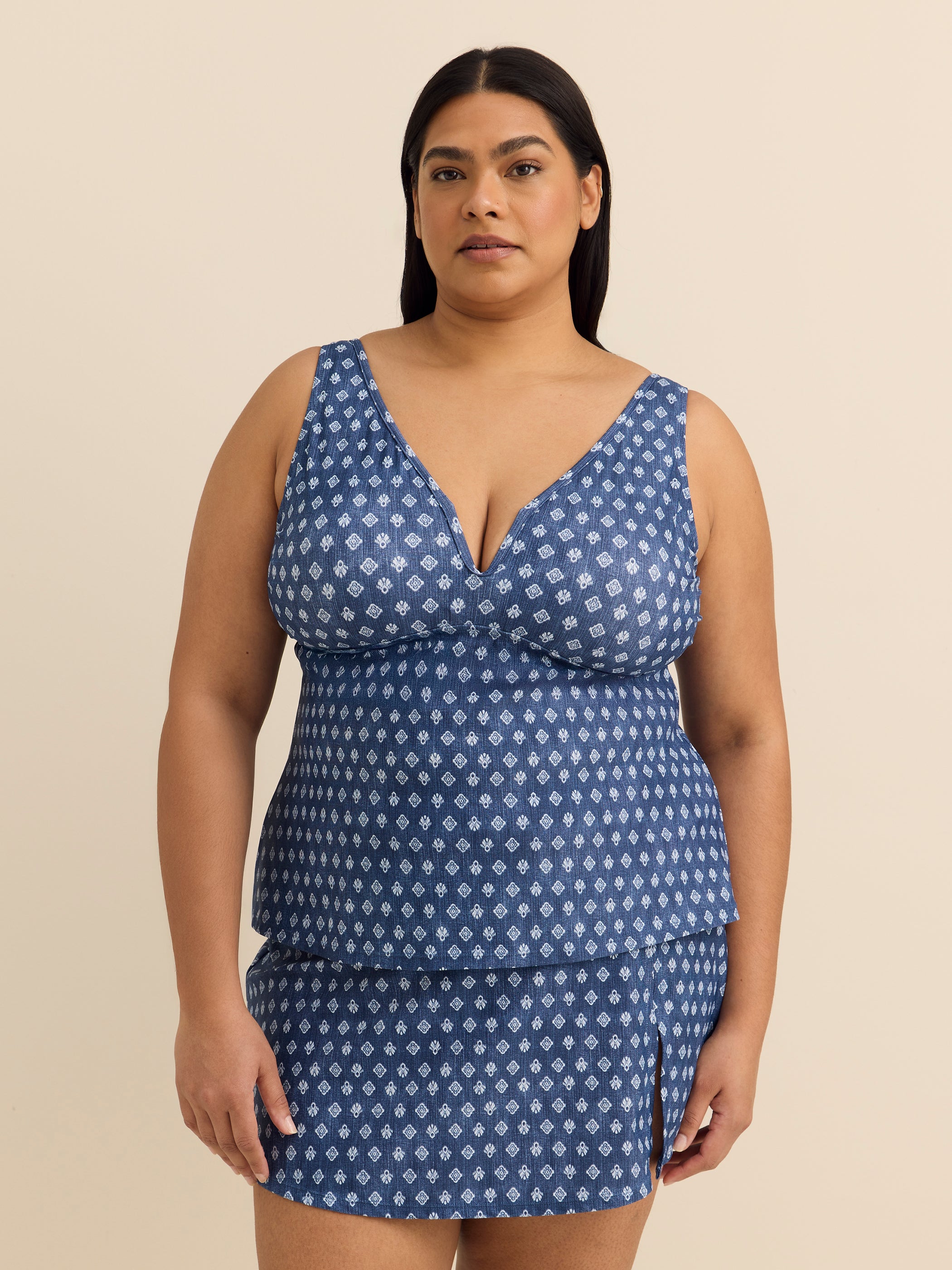 Haut tankini Tanzania à  motif - Raisins Curve