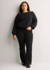 Off-Shoulder Year Round French Terry Sweatshirt - Fabletics