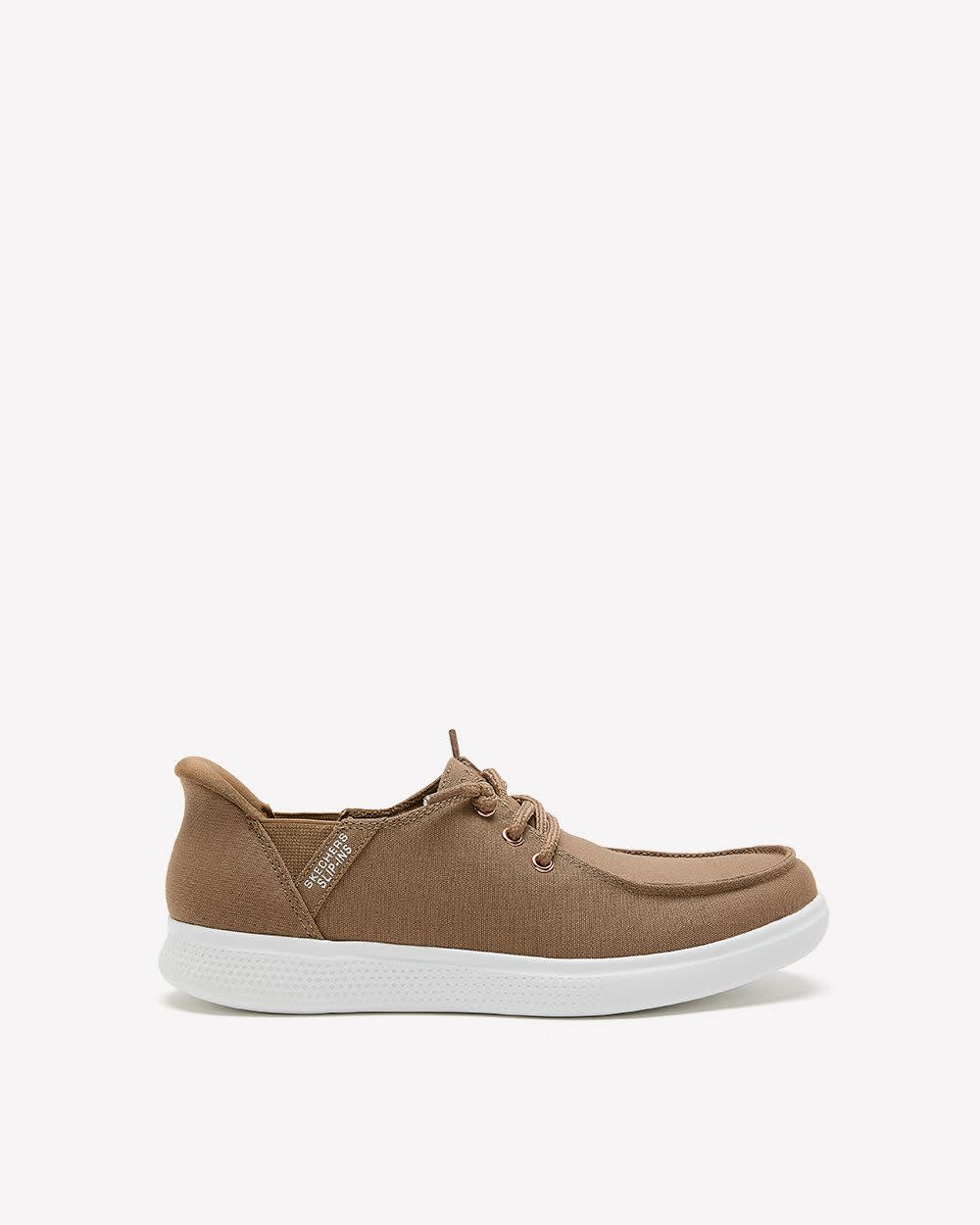 Wide Width, Slip-On Spot Twist Boat Shoe - Skechers