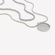 Paper Glitter and Twisted Chain Necklace, Set of 2