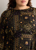 Long-Sleeve Fit-and-Flare Dress