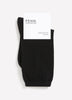 Black Basic Crew Socks