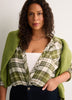 Plaid Flannel Buttoned-Down Tunic Shirt