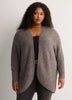 Black Heather Cocoon Sweater Cardigan