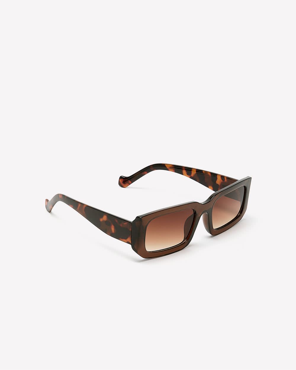 Rectangular Tortoise Sunglasses