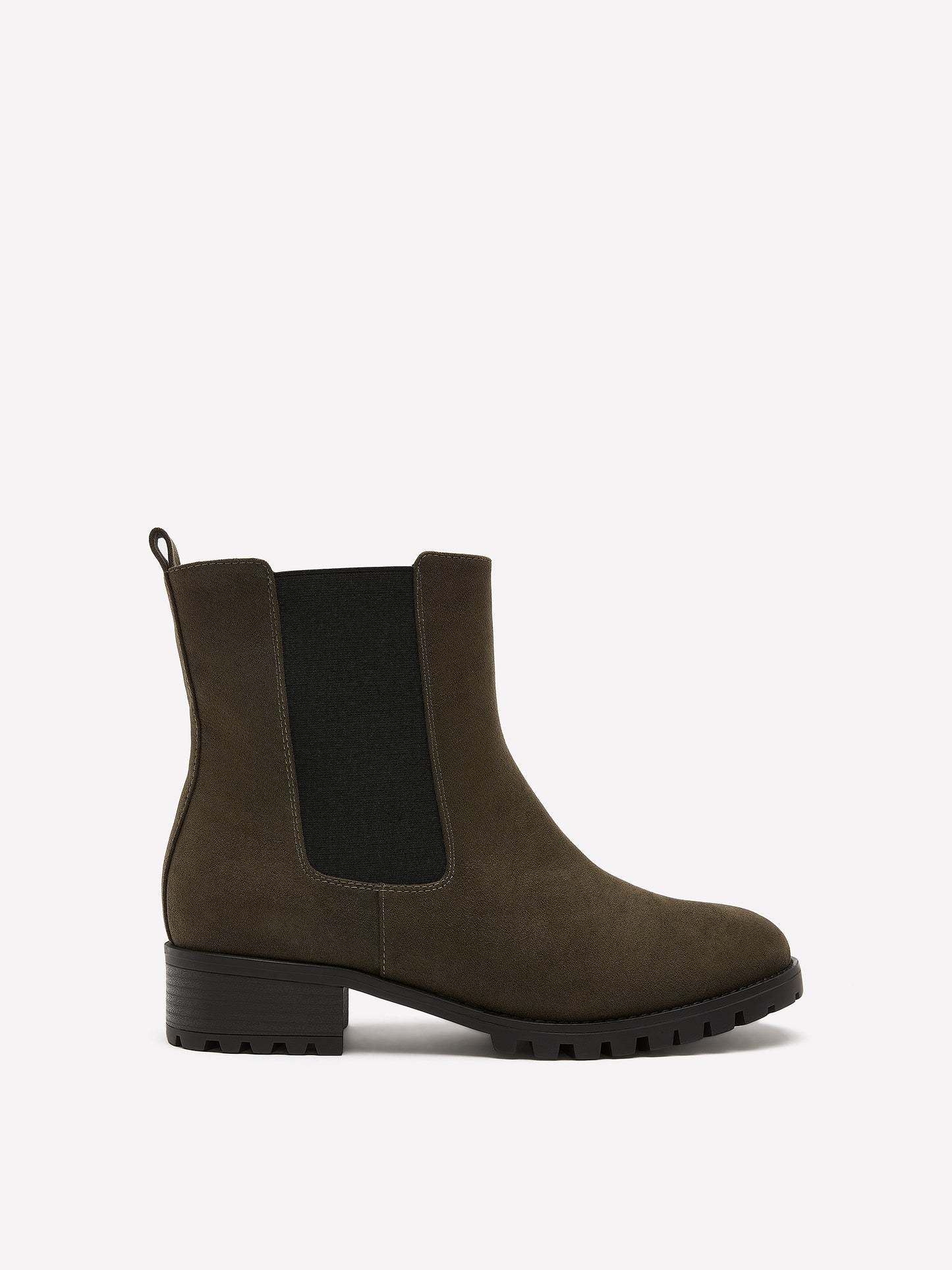 Extra Wide Width, Faux Suede Chelsea Bootie