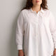 White Cotton Poplin Tunic Shirt
