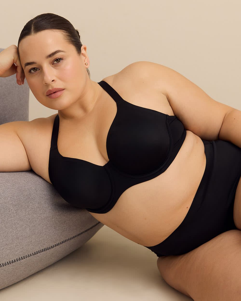 Soutien-gorge seconde peau en microfibre mate non doublée, avec armatures - ti Voglio