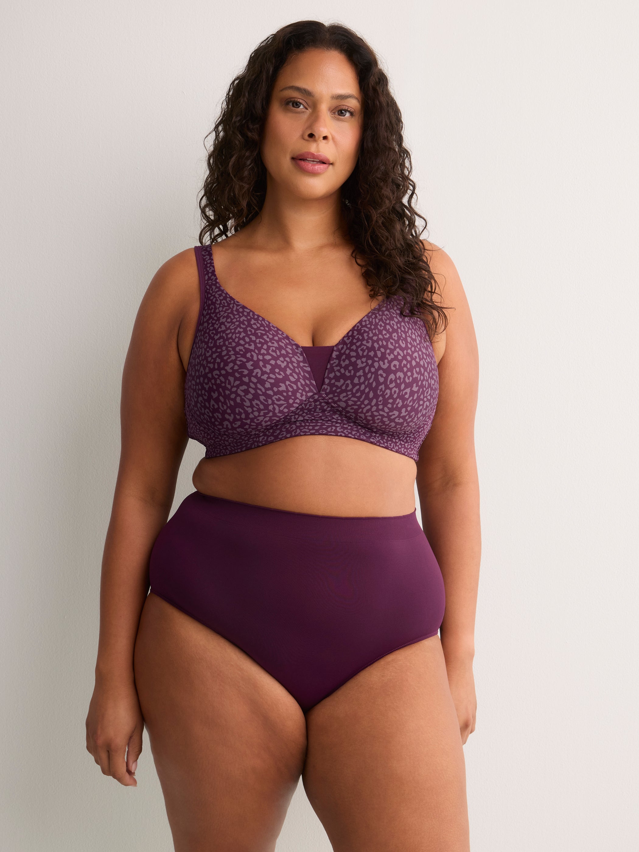 Leopard Wireless Padded T-Shirt Bra with Lace - tiVOGLIO