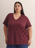 Boyfriend-Fit V-Neck T-Shirt - PENN. Essentials