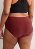 Dark Cherry High-Rise No-Show Super Leakproof Period Panties - Knix