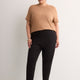 Petite, Black Ponte de Roma Tapered-Leg Essential Pant