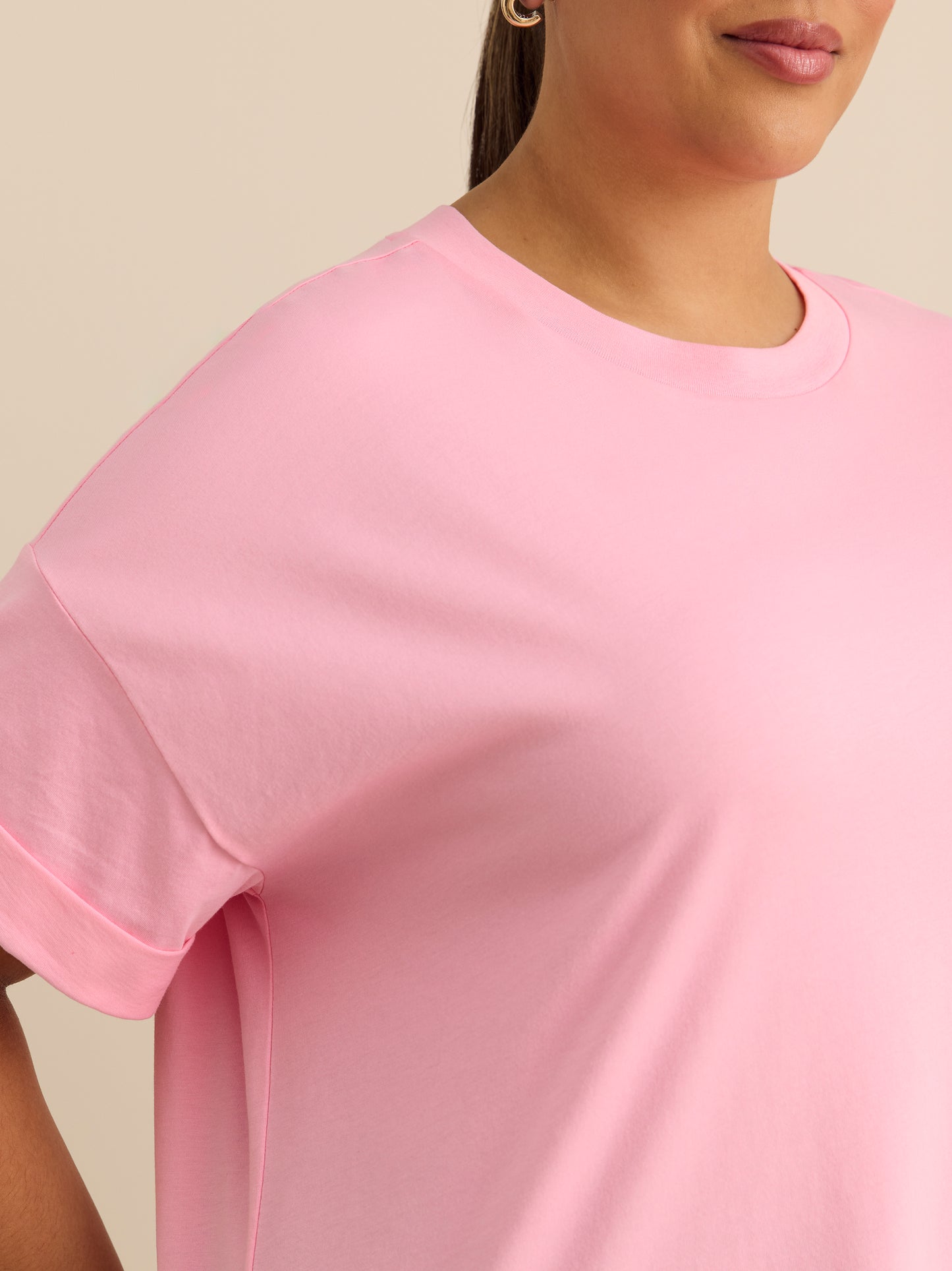 Boxy-Fit Crewneck Tee