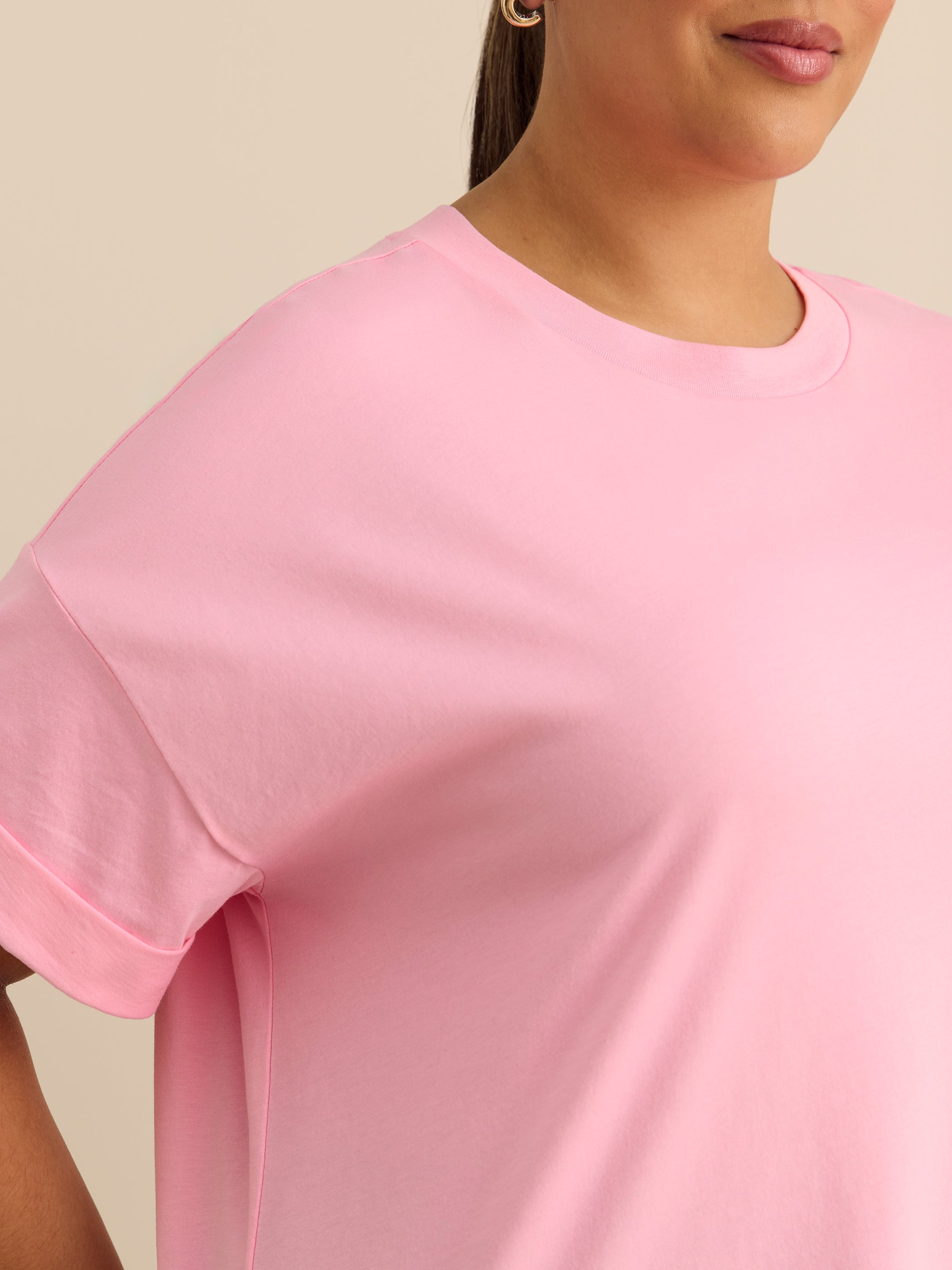 Boxy-Fit Crewneck Tee