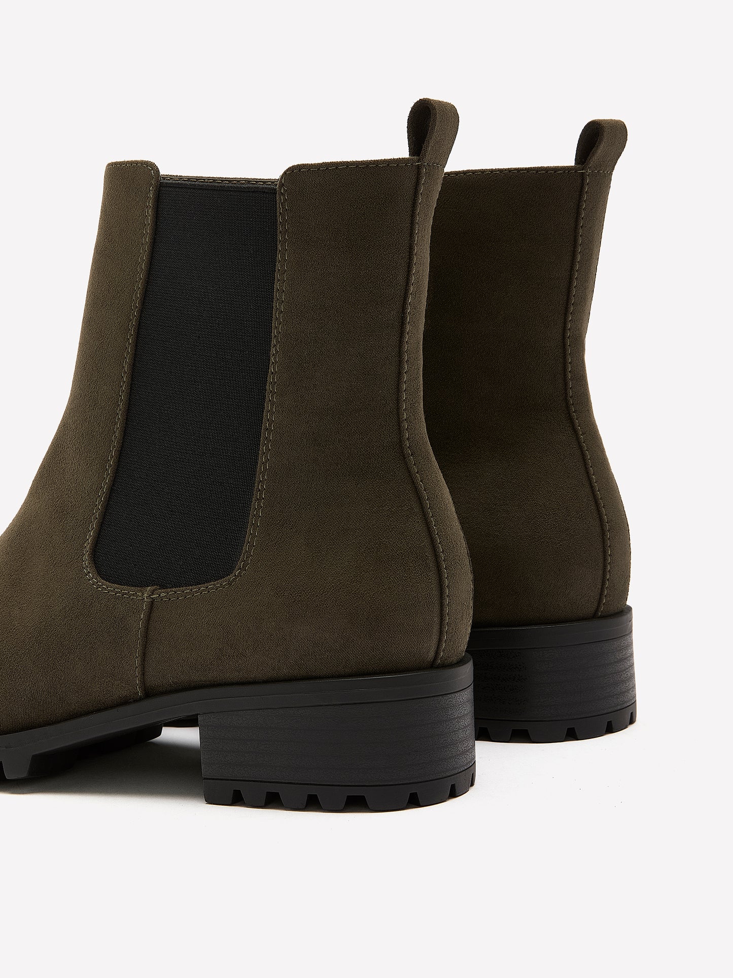 Extra Wide Width, Faux Suede Chelsea Bootie
