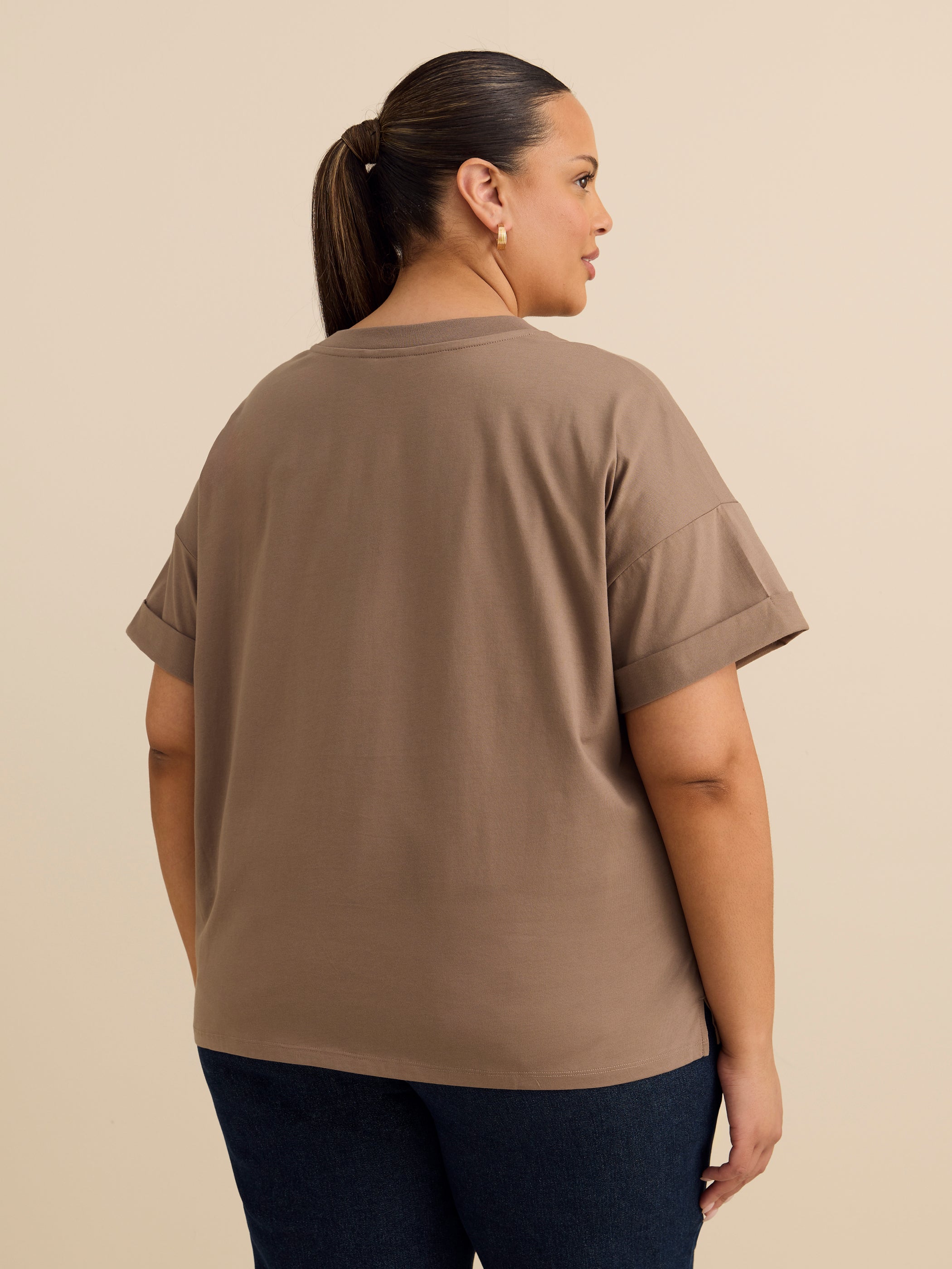 Boxy-Fit Crewneck Tee