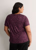 Responsible, Leopard-Print Short-Sleeve T-Shirt with Mesh Inserts - Active Zone