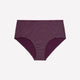 Plum Striped Cotton Full Brief - tiVOGLIO