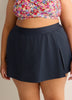 Mid-Rise Swim Skirt With Built-In Shorts