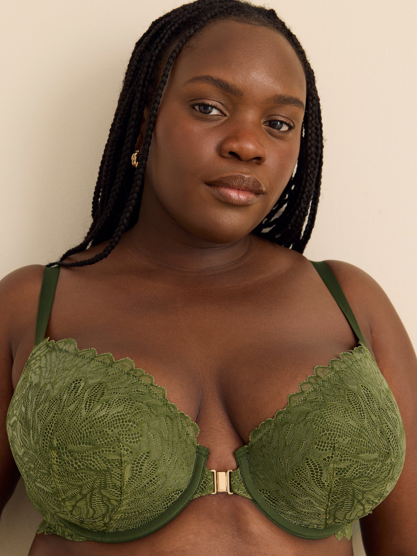 Soutien-gorge rembourré sans armatures avec ouverture magnétique - Déesse Collection