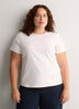 Smooth-Fit Crew-Neck Short-Sleeve Knit Top