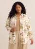 Linen-Blend Buttoned Down Shirt