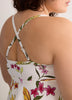 White Floral Swing Tankini Top