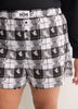 Plaid Pyjama Boxer with Dalmatian Print - Disney