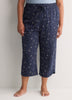Printed Straight-Leg Capri Pyjama Pant - ti Voglio