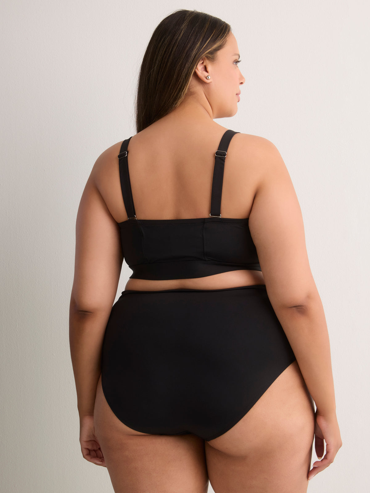 Bandeau Bikini Top with Twisted Front