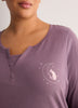 Modern-Fit Fooler Henley Pyjama Top - tiVOGLIO
