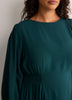 Long-Sleeve Fit-and-Flare Dress